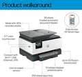 HP OfficeJet Pro 9123 All - In - One Printer — view 3