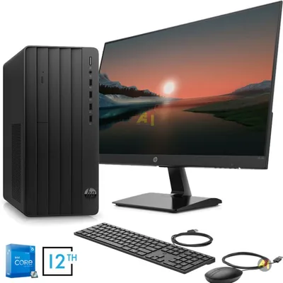 HP Desktop PC - 290 G9, Core i3 CPU, 4GB RAM, DVD Multi Drive, HP USB Keyboard&mouse