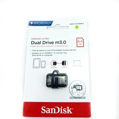 SanDisk Ultra Dual Drive 64GB Flash Drive 3.0