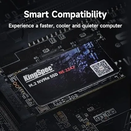 KingSpec SSD 512GB M.2 NVMe Nxm - 512 2242