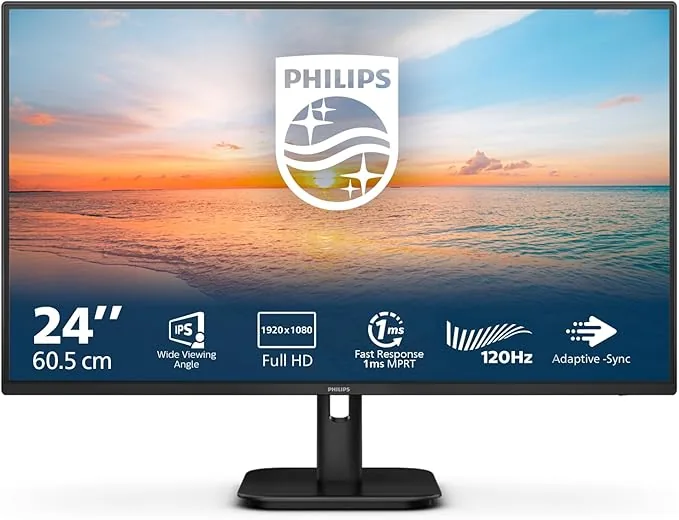Philips 24" LED Monitor With Speaker 24E1N11