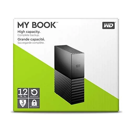 Wd My Book 12 Tb External USB 3.0 Hard Disk